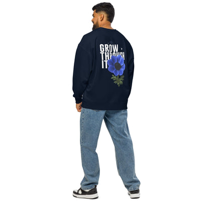 MASIN Unisex Premium Organic Oversized Jumper - Grow through it by MASIN Fashion – Faith - based Wear