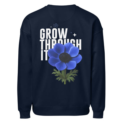 MASIN Unisex Premium Organic Oversized Jumper - Grow through it by MASIN Fashion – Faith - based Wear