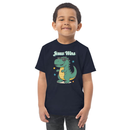 Masin Unisex Toddler Tee - Jesus Wins by MASIN Fashion – Faith - based Wear