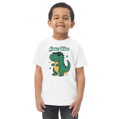 Masin Unisex Toddler Tee - Jesus Wins by MASIN Fashion – Faith - based Wear