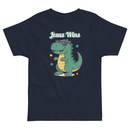 Masin Unisex Toddler Tee - Jesus Wins by MASIN Fashion – Faith - based Wear