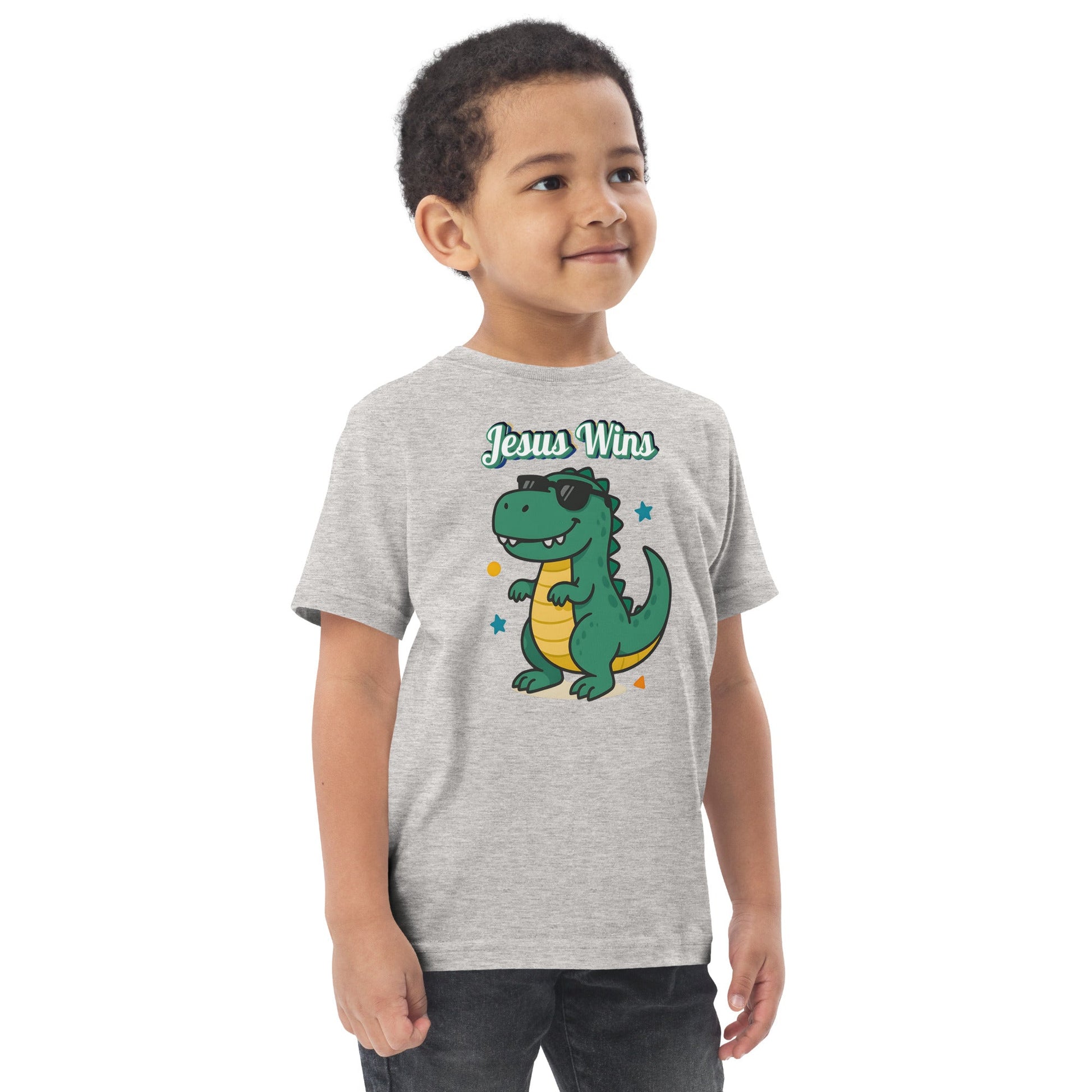 Masin Unisex Toddler Tee - Jesus Wins by MASIN Fashion – Faith - based Wear