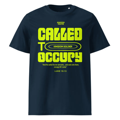 OCCUPY Neon - Unisex Premium Organic Cotton T-Shirt by MASIN Fashion – Faith - based Wear