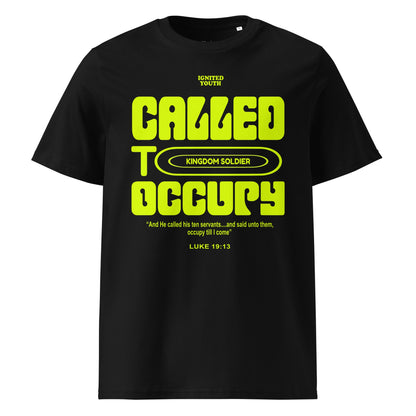 OCCUPY Neon - Unisex Premium Organic Cotton T-Shirt by MASIN Fashion – Faith - based Wear