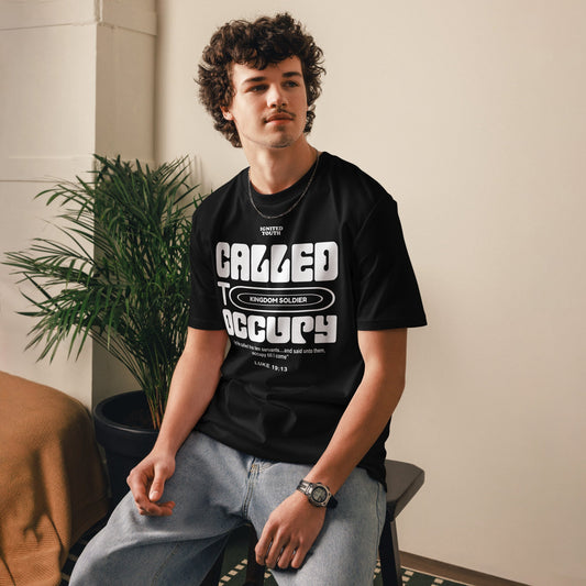 OCCUPY White - Unisex Premium Organic Cotton T-Shirt by MASIN Fashion – Faith - based Wear