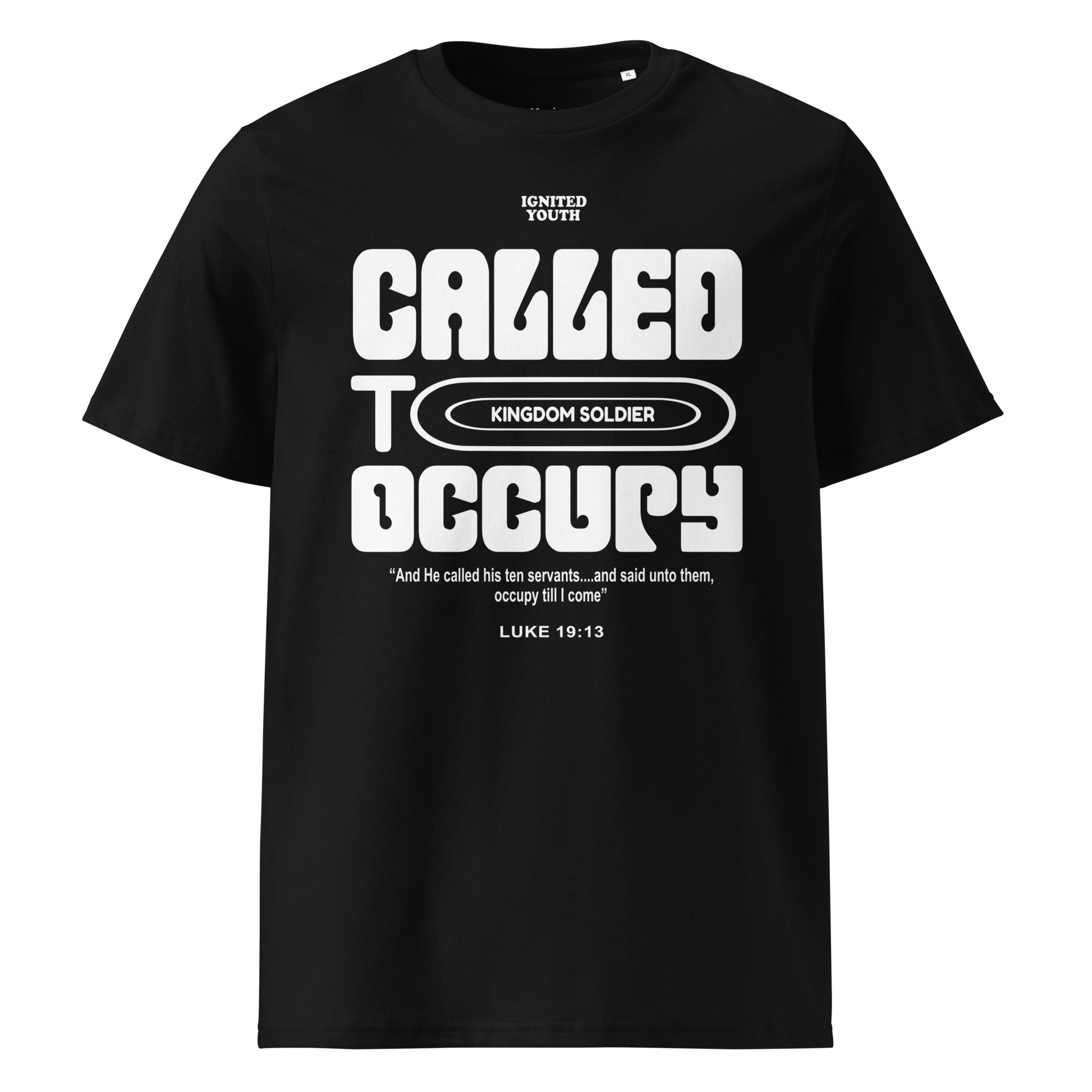 OCCUPY White - Unisex Premium Organic Cotton T-Shirt by MASIN Fashion – Faith - based Wear