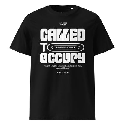 OCCUPY White - Unisex Premium Organic Cotton T-Shirt by MASIN Fashion – Faith - based Wear