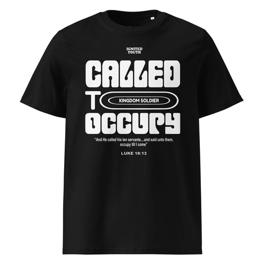 OCCUPY White - Unisex Premium Organic Cotton T-Shirt by MASIN Fashion – Faith - based Wear