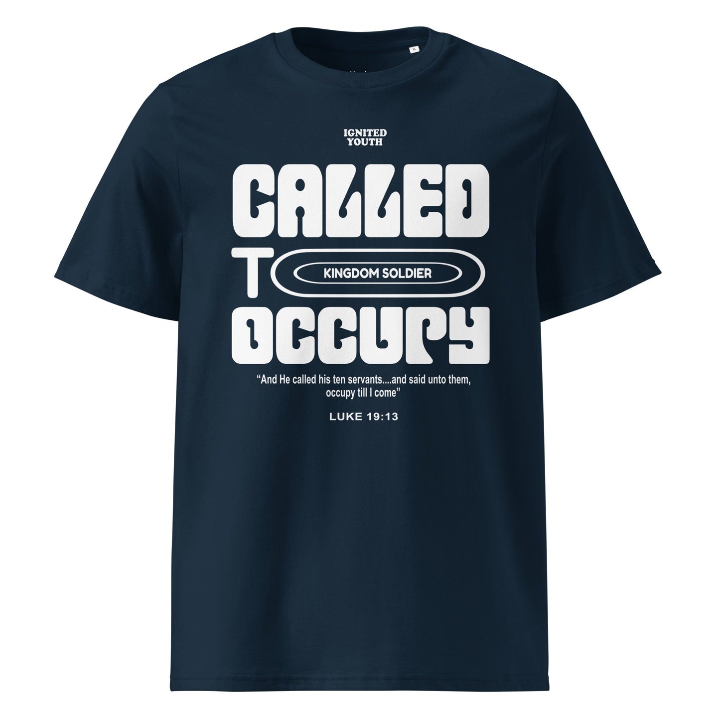 OCCUPY White - Unisex Premium Organic Cotton T-Shirt by MASIN Fashion – Faith - based Wear