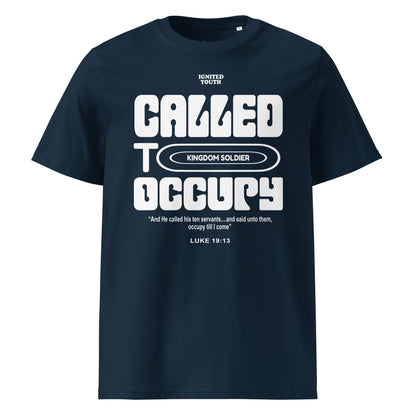 OCCUPY White - Unisex Premium Organic Cotton T-Shirt by MASIN Fashion – Faith - based Wear