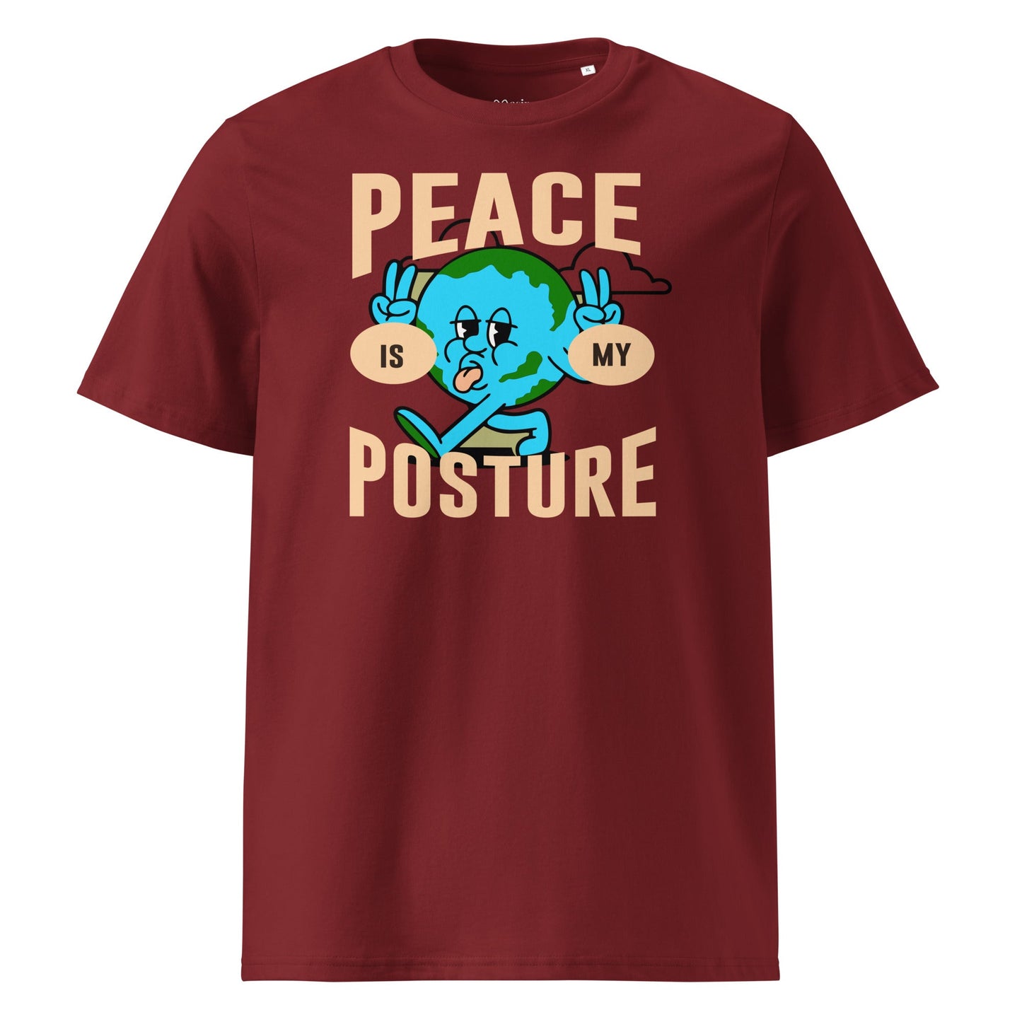 Peace is my posture - Premium Unisex organic cotton t-shirt by MASIN Fashion – Faith - based Wear