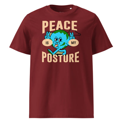 Peace is my posture - Premium Unisex organic cotton t-shirt by MASIN Fashion – Faith - based Wear