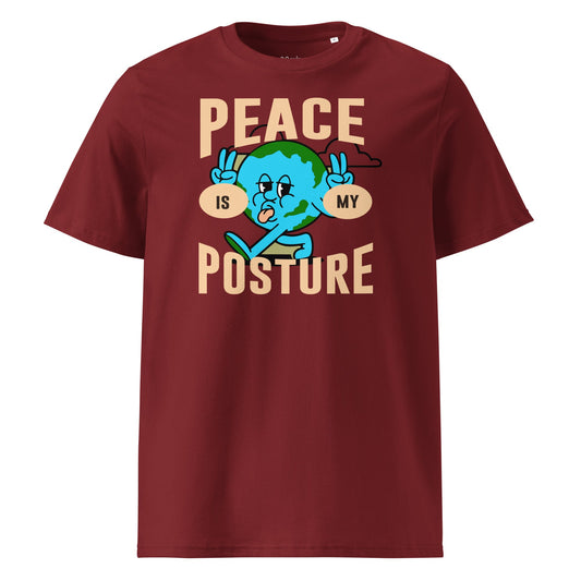 Peace is my posture - Premium Unisex organic cotton t-shirt by MASIN Fashion – Faith - based Wear
