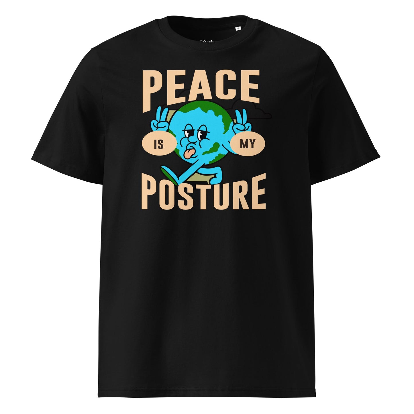 Peace is my posture - Premium Unisex organic cotton t-shirt by MASIN Fashion – Faith - based Wear