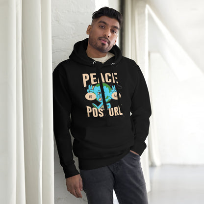 Peace is my posture - Unisex LUXE Edition Hoodie by MASIN Fashion – Faith - based Wear