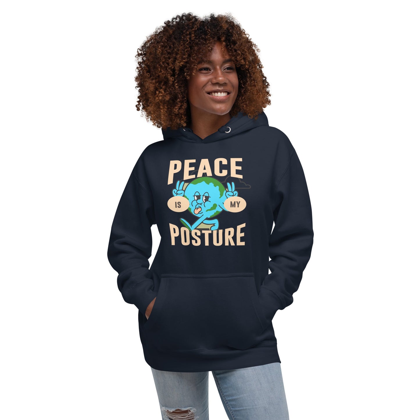 Peace is my posture - Unisex LUXE Edition Hoodie by MASIN Fashion – Faith - based Wear