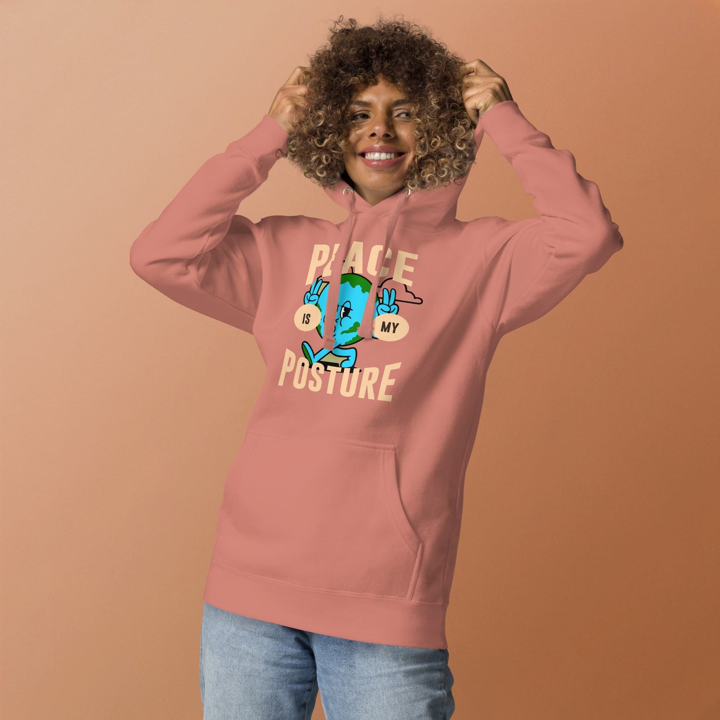 Peace is my posture - Unisex LUXE Edition Hoodie by MASIN Fashion – Faith - based Wear