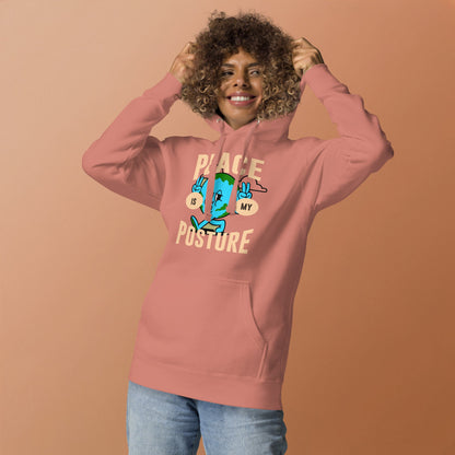 Peace is my posture - Unisex LUXE Edition Hoodie by MASIN Fashion – Faith - based Wear
