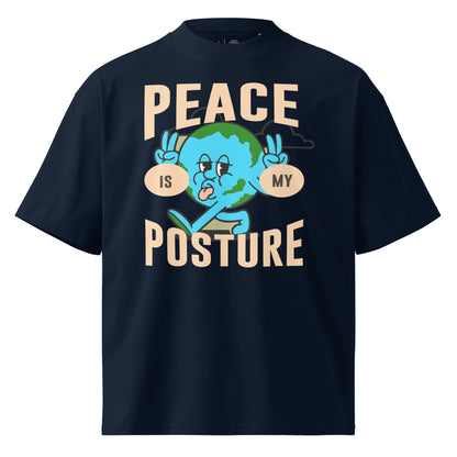 Peace - Unisex Luxe Oversized High Neck T-Shirt by MASIN Fashion – Faith - based Wear