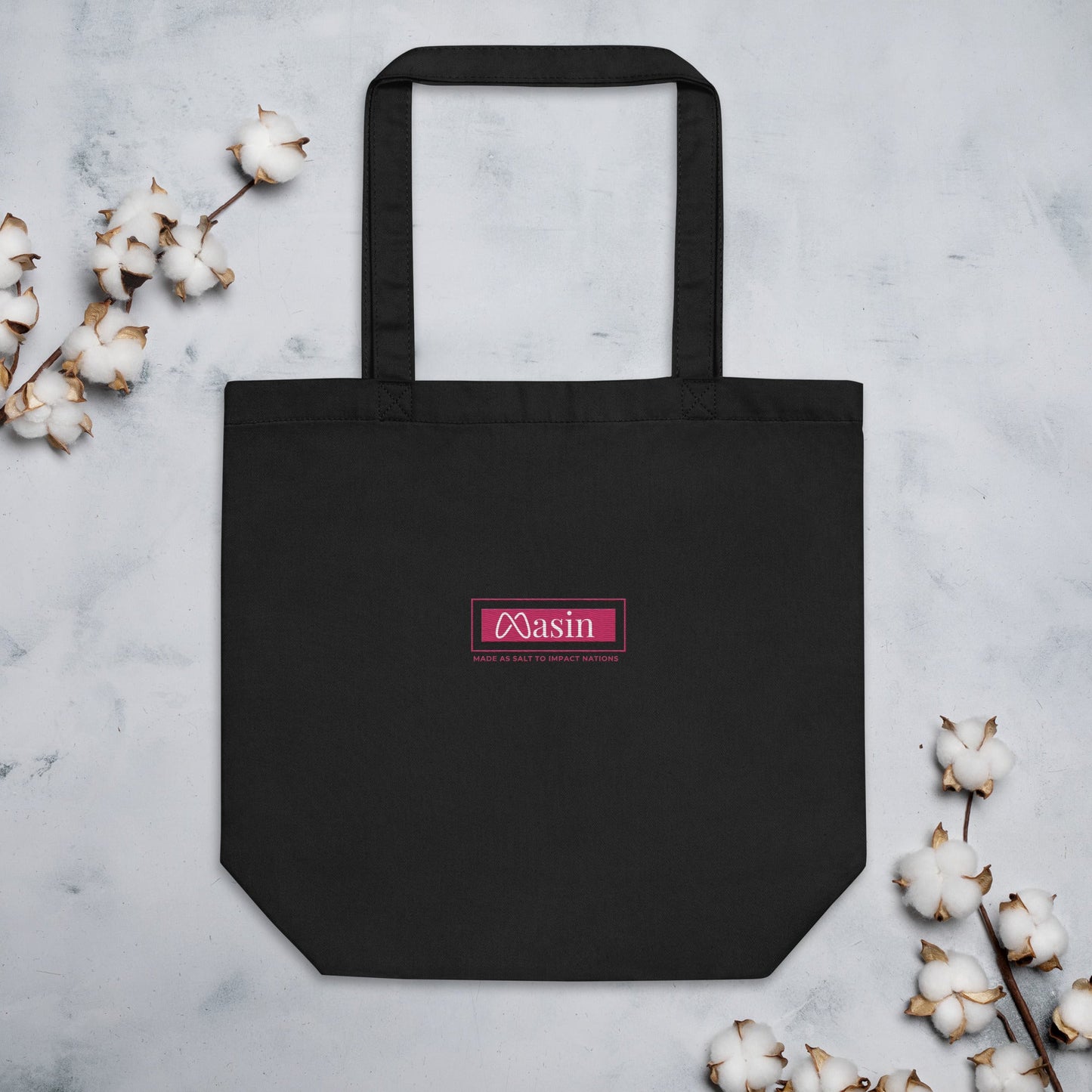MASIN Embroidery Eco Tote Bag by MASIN Fashion – Faith - based Wear