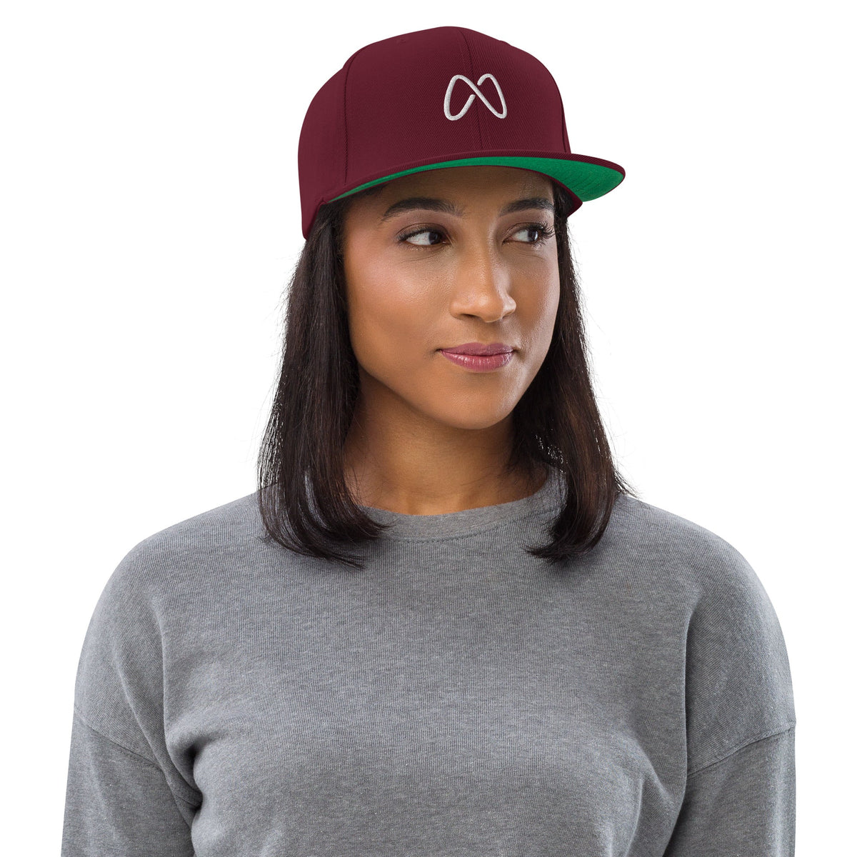 Puff Embroidered Snapback Hat - Hat Christian by masin fashion