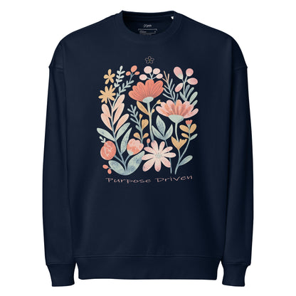 Purpose Driven - Unisex Premium Organic Oversized Jumper by MASIN Fashion – Faith - based Wear