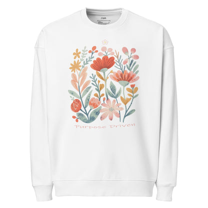 Purpose Driven - Unisex Premium Organic Oversized Jumper by MASIN Fashion – Faith - based Wear