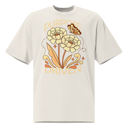 Purpose Driven - Unisex Vintage Oversized T-Shirt by MASIN Fashion – Faith - based Wear