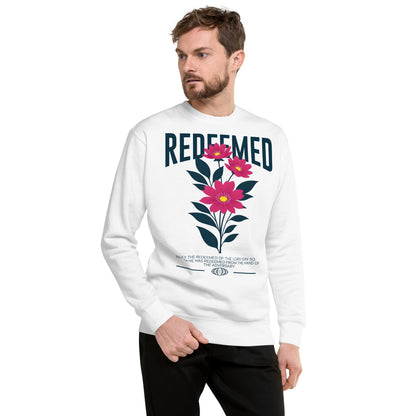 Redeemed Unisex Premium Jumper by MASIN Fashion – Faith - based Wear