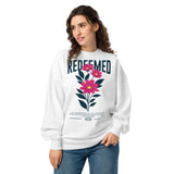 Redeemed Unisex Premium Organic Oversized Jumper by MASIN Fashion – Faith - based Wear