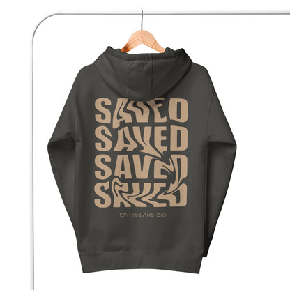 Saved - Unisex LUXE Edition Hoodie by MASIN Fashion – Faith - based Wear