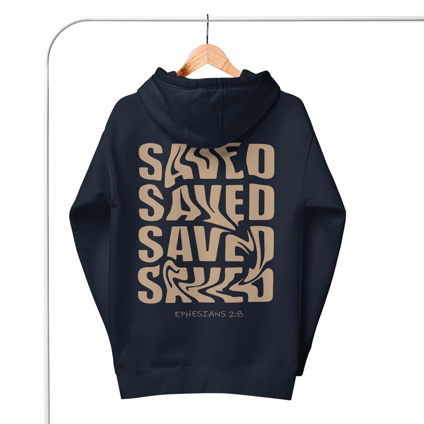 Saved - Unisex LUXE Edition Hoodie by MASIN Fashion – Faith - based Wear
