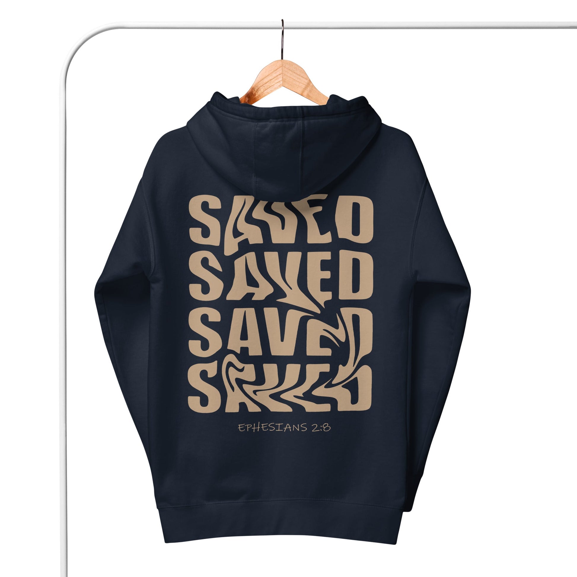 Saved - Unisex LUXE Edition Hoodie by MASIN Fashion – Faith - based Wear