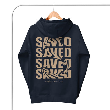Saved - Unisex LUXE Edition Hoodie by MASIN Fashion – Faith - based Wear