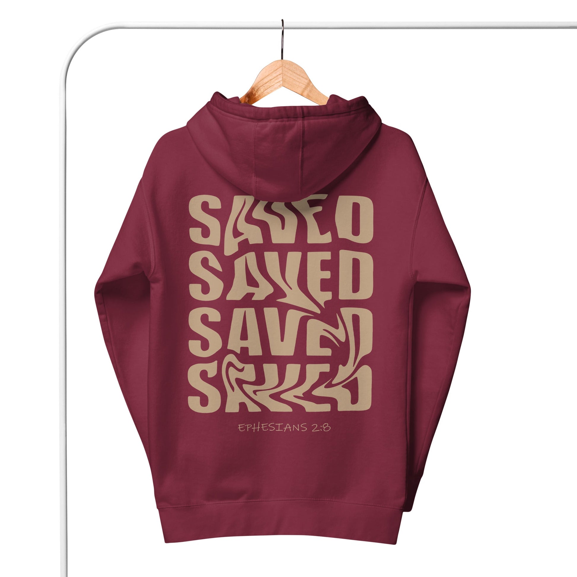 Saved - Unisex LUXE Edition Hoodie by MASIN Fashion – Faith - based Wear