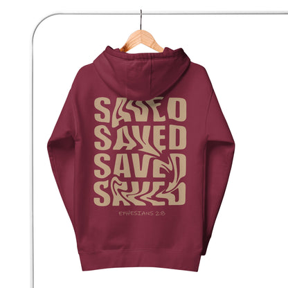 Saved - Unisex LUXE Edition Hoodie by MASIN Fashion – Faith - based Wear