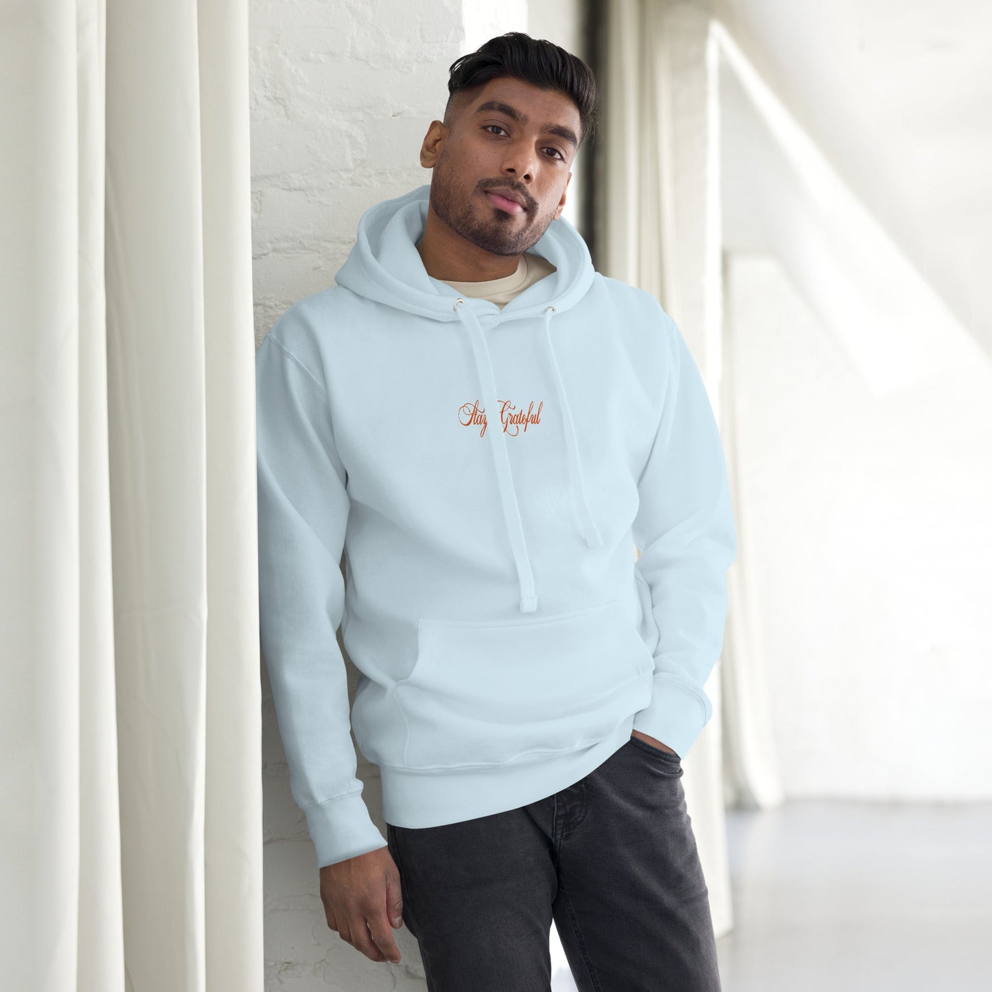 Stay Grateful - Embroidered Unisex Hoodie by MASIN Fashion – Faith - based Wear