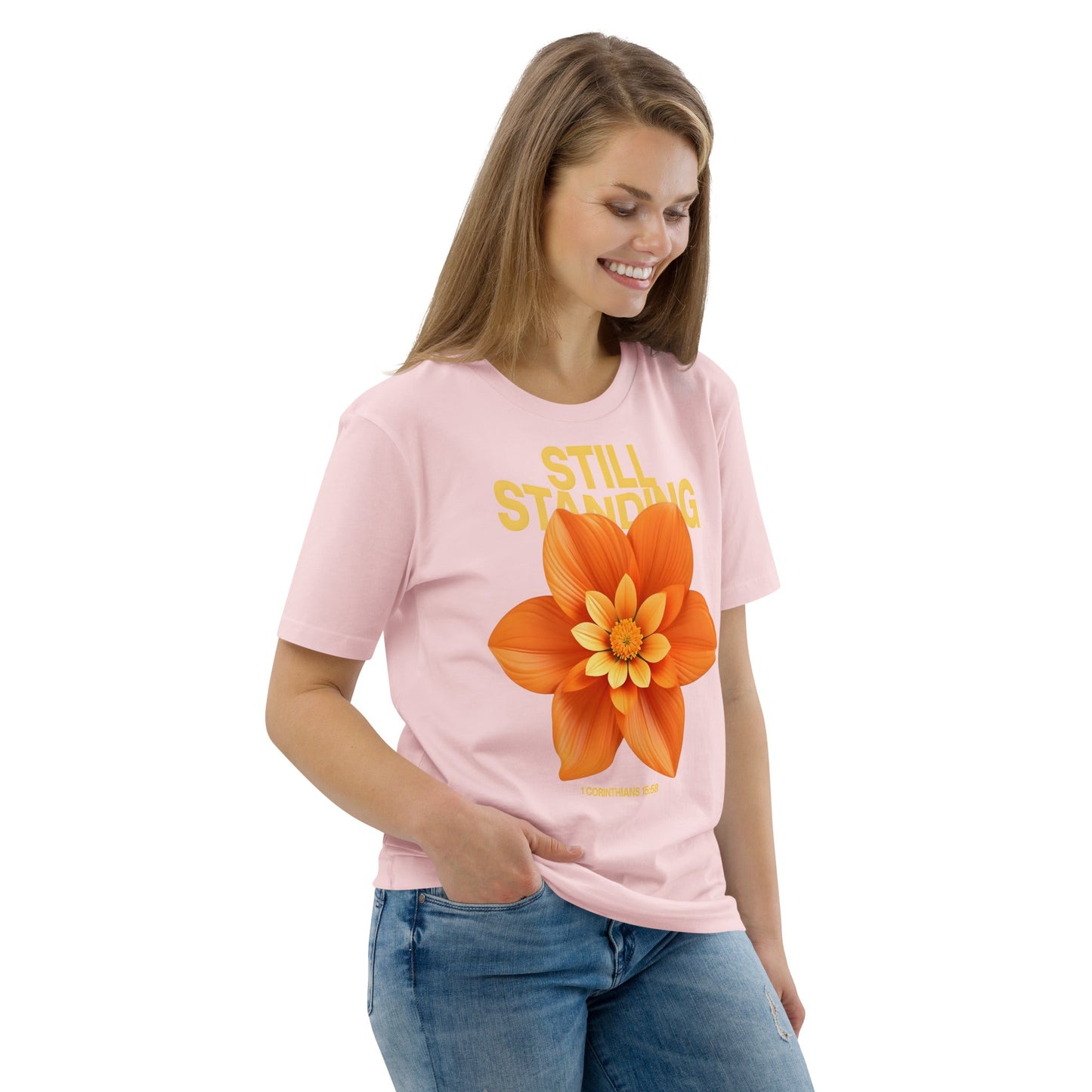 Still standing - Premium Unisex Organic Cotton T-Shirt by MASIN Fashion – Faith - based Wear