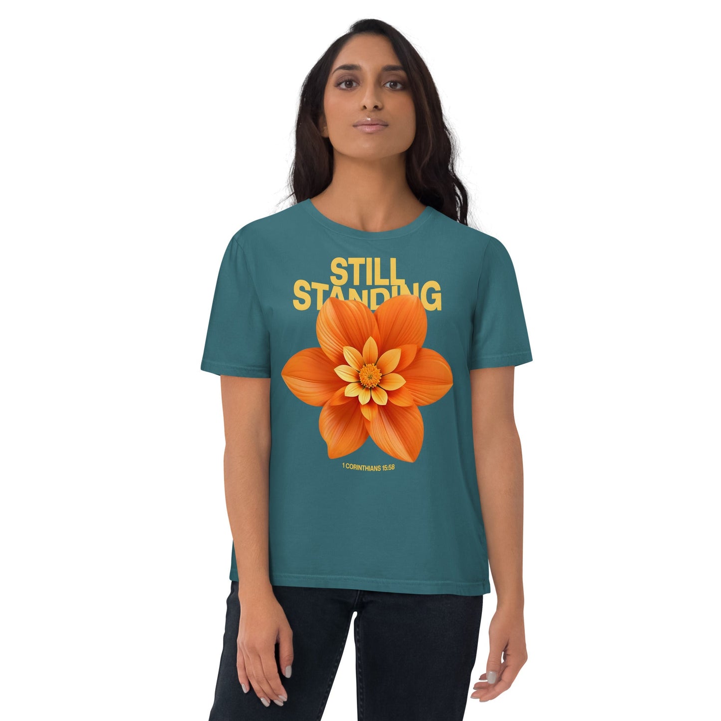 Still standing - Premium Unisex Organic Cotton T-Shirt by MASIN Fashion – Faith - based Wear