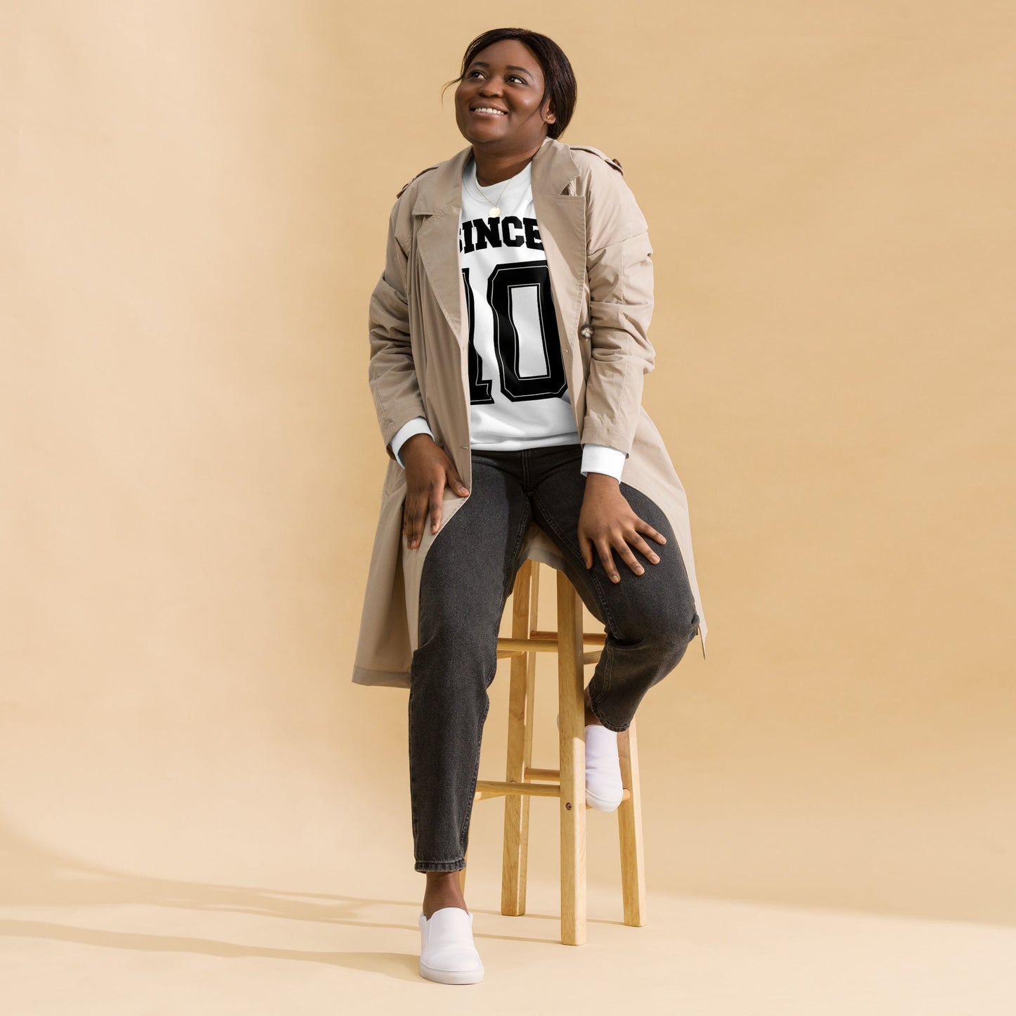 Together Since - Custom Couple Wear - Female Premium Sweatshirt by MASIN Fashion – Faith - based Wear