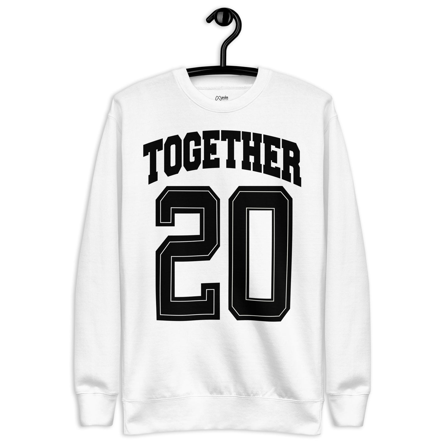 Together Since - Custom Couple Wear - Male Premium Sweatshirt by MASIN Fashion – Faith - based Wear