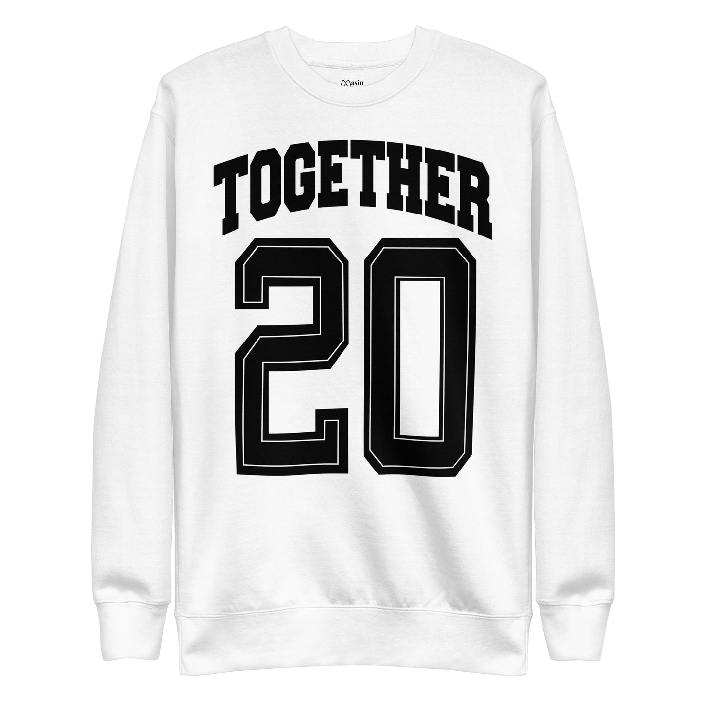 Together Since - Custom Couple Wear - Male Premium Sweatshirt by MASIN Fashion – Faith - based Wear