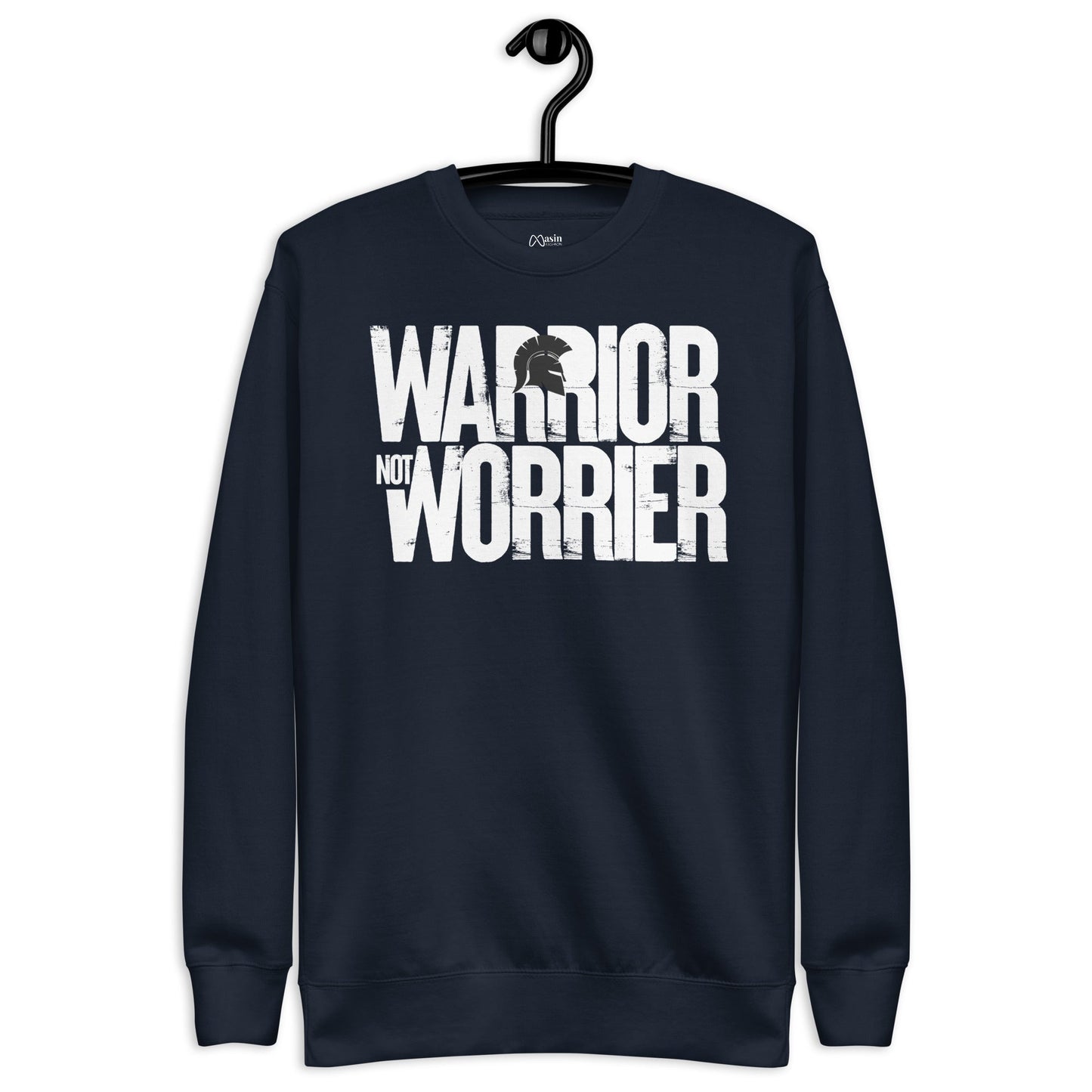 Warrior not Worrier - Unisex Premium Jumper by MASIN Fashion – Faith - based Wear