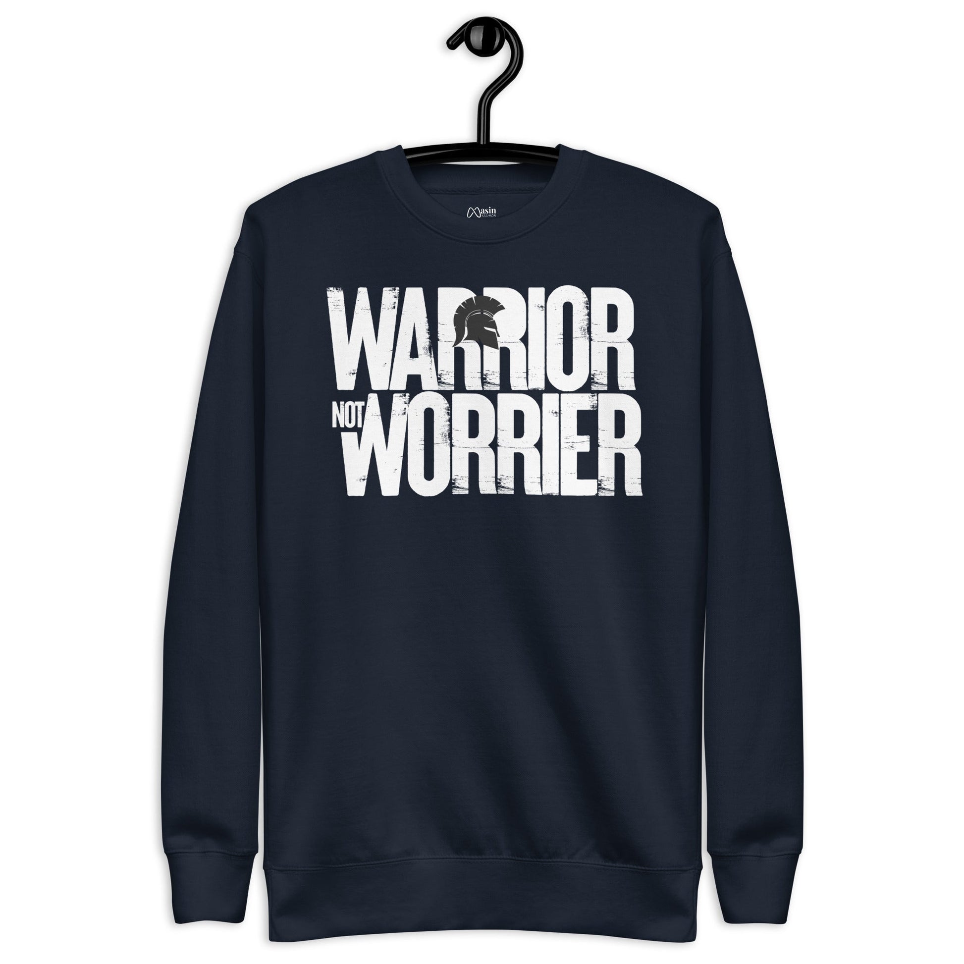 Warrior not Worrier - Unisex Premium Jumper by MASIN Fashion – Faith - based Wear